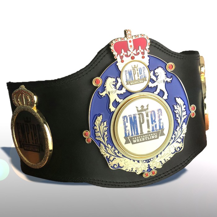 QUEENSBURY BLUE CUSTOM CHAMPIONSHIP BELT  ***BEST SELLER***